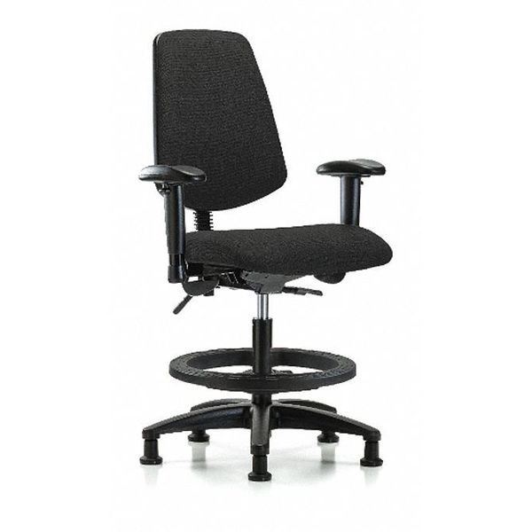 Fab Med Bench Chair, Bk, BF, Glds, Blk