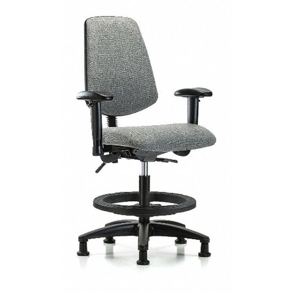 Fab Med Bench Chair, Bk, BF, Glds, Gry, Weight Capacity: 300 lb.