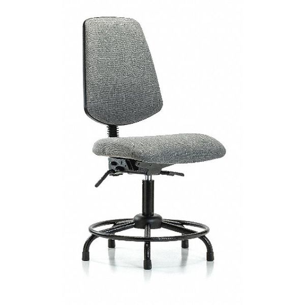 Fab Med Bench Chair, Bk, RT, Glds, Gry, Arm Style: No Arms
