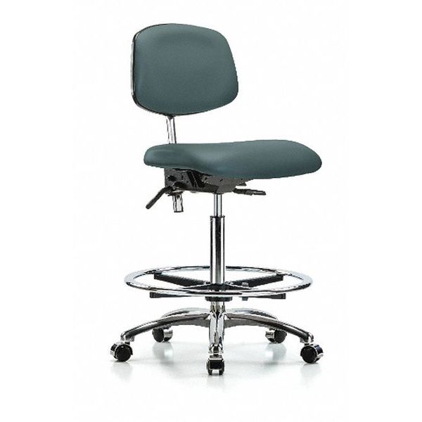 Clean Room Chair, Vinyl, 26-1/4