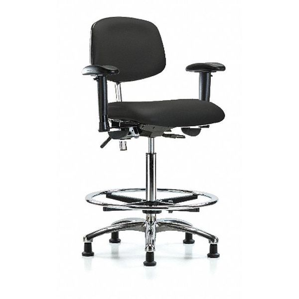 Clean Room Chair, Vinyl, 26-1/4
