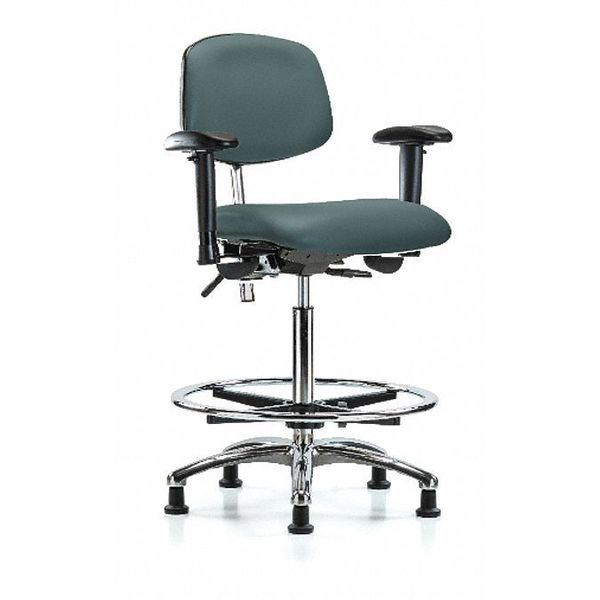 Clean Room Chair, Vinyl, 26-1/4