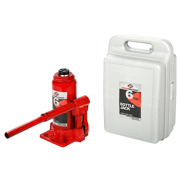 Bottle Jack, 6 ton, Max Lift 16