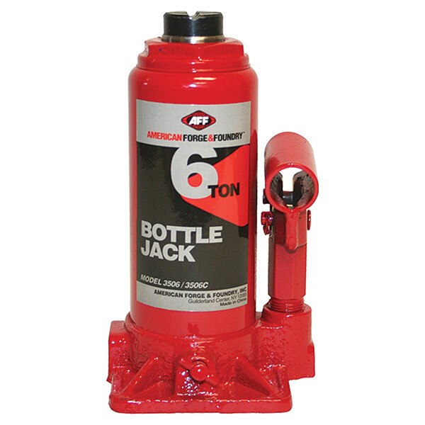 Bottle Jack, 6 ton, Max Lift 16
