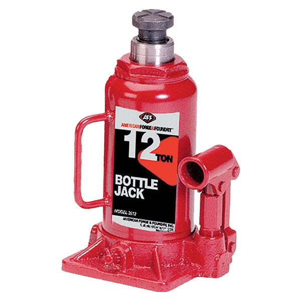 Bottle Jack, 12 ton, Max Lift 17