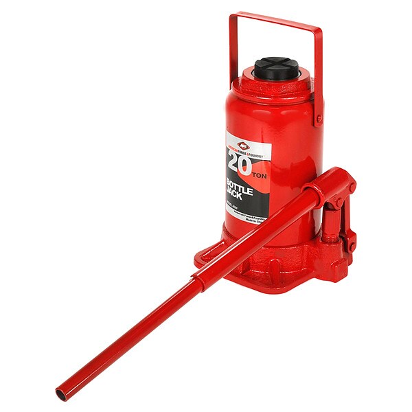 Bottle Jack, 20 ton, Max Lift 18 1/4