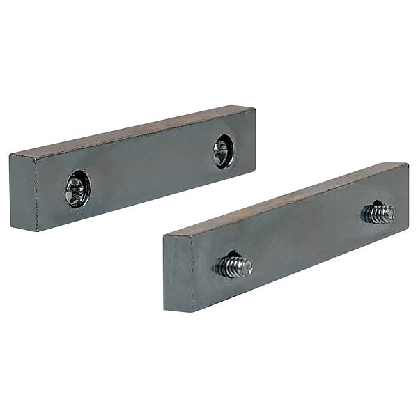 Replacement Jaws, Bench Vise, Plated Steel