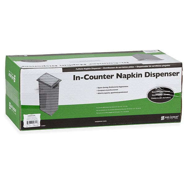 Napkin Dspr, 5 1/2in D, 19 5/8in H, Clear
