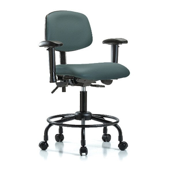 Bench Chair, RT Tilt, AA Cast, Vinyl, Blu