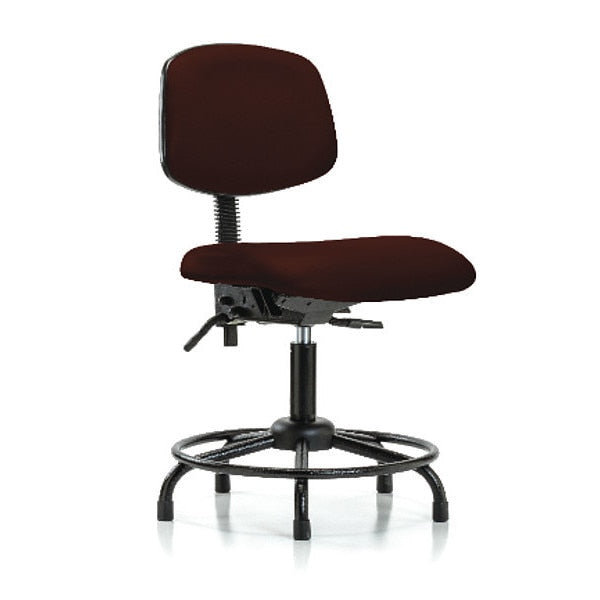 Bench Chair, Vinyl, RT Tilt, Gld, Burg