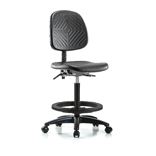 Bench Chair, Hi, Poly, Med, Bk, Tilt BF Cast