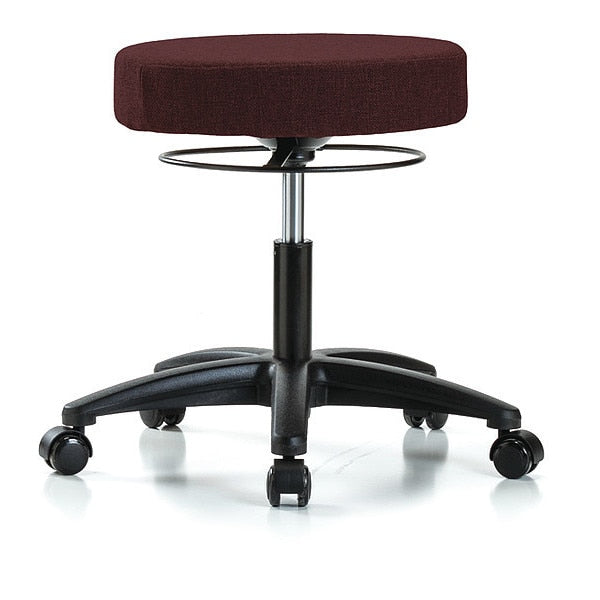 Desk Stool, Fabric, Casters, Bur