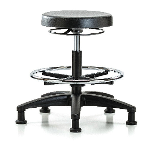 Bench Stool, Med, Poly, CF, Glides