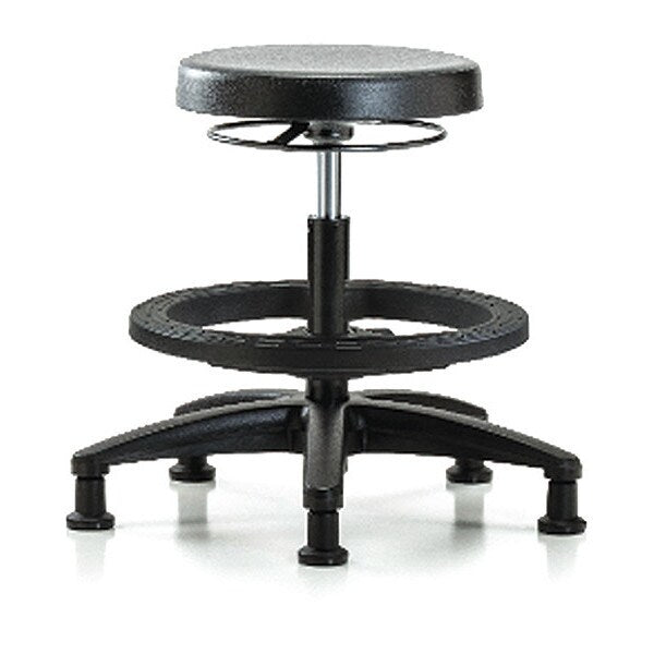 Bench Stool, Med, Poly, BF, Glides