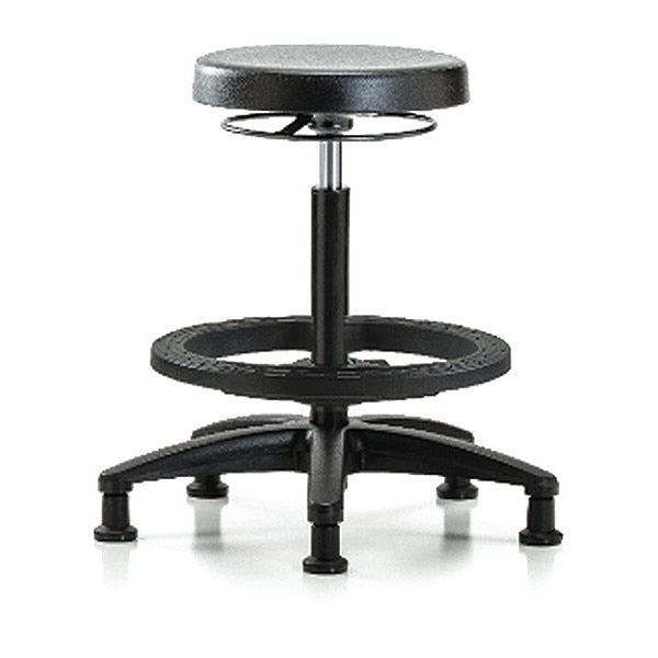 Bench Stool, Hi, Poly, BF, Glides