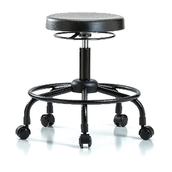 Bench Stool, Med, Poly, RT, Casters