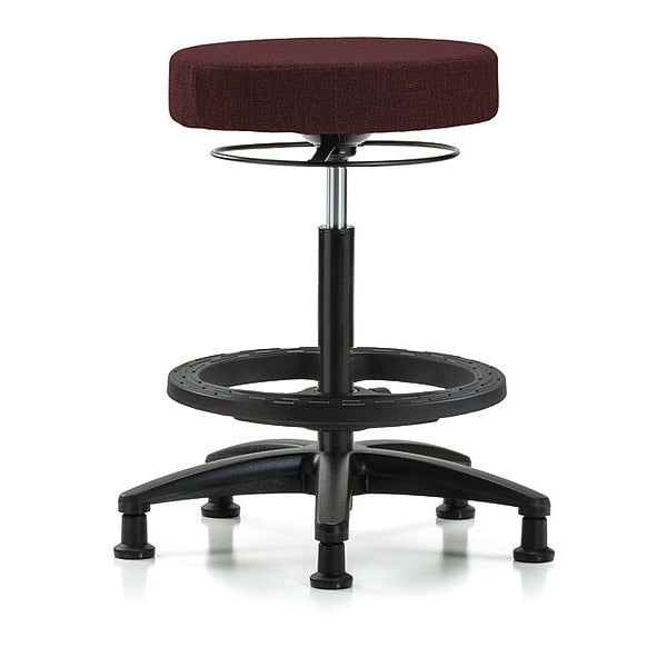 Bench Stool, Hi, Fabric, BF, Glides, Bur