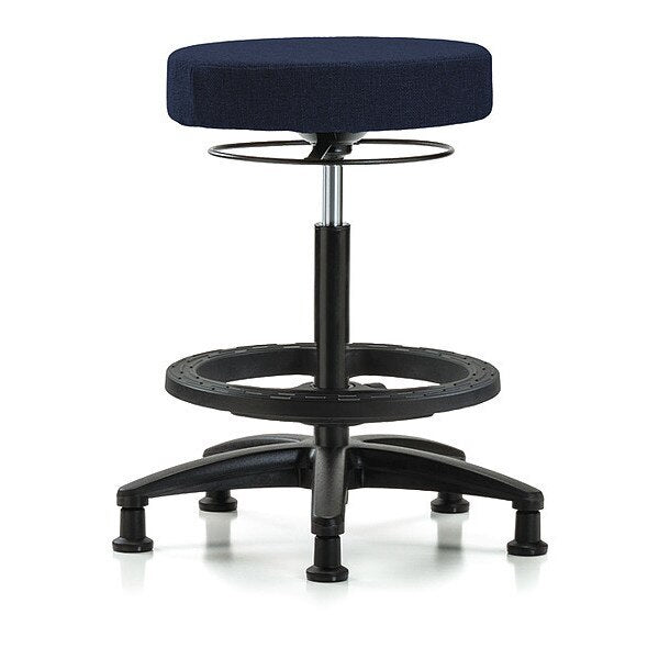 Bench Stool, Hi, Fabric, BF, Glides, Nav