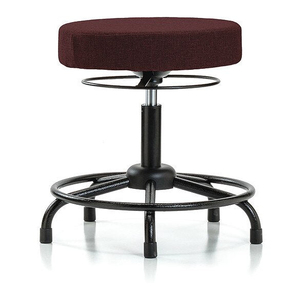 Desk Stool, Fabric, RT, Glides, Bur