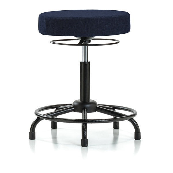 Bench Stool, Med, Fabric, RT, Glides, Nav