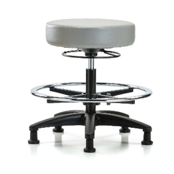 Bench Stool, Med, Vinyl, CF, Glides, Dov