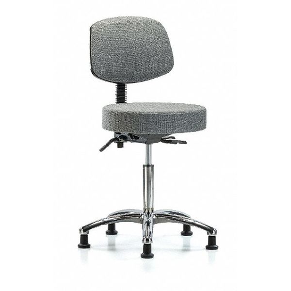 Ben Stool, Med, Fab, Bk Chrom, Tilt, Gld, Gry