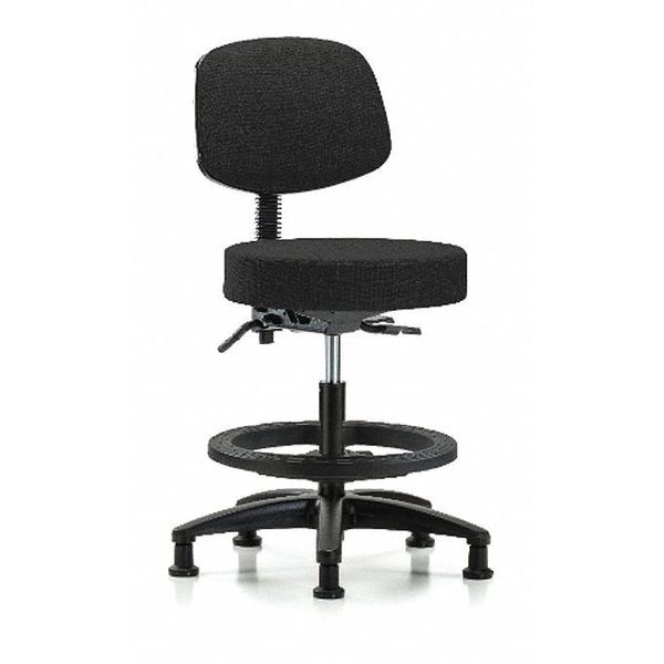 Bech Stool, Med, Fab, Bk, Tilt, BF, Gld, Blk