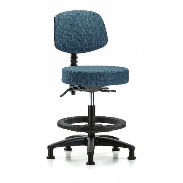 Bech Stool, Med, Fab, Bk, Tilt, BF, Gld, Blu