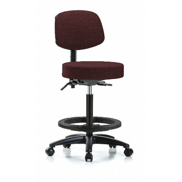 Bench Stool, Hi, Fab, Bk, Tilt, BF, Cast, Bur