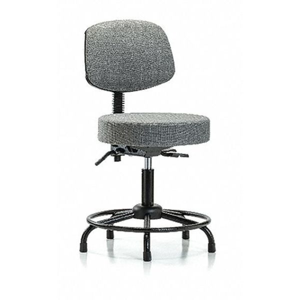 Ben Stool, Med, Fab, Bk, RT, Tilt, Gld, Gry