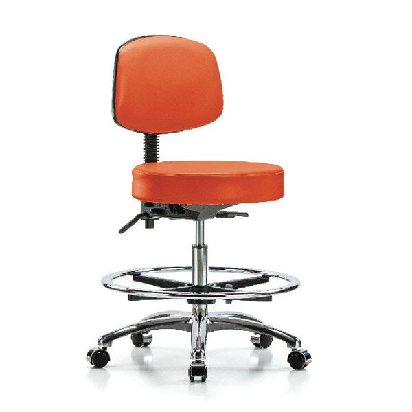 Ben Stool, Med, Vin, Bk, CF, Cast, Orange