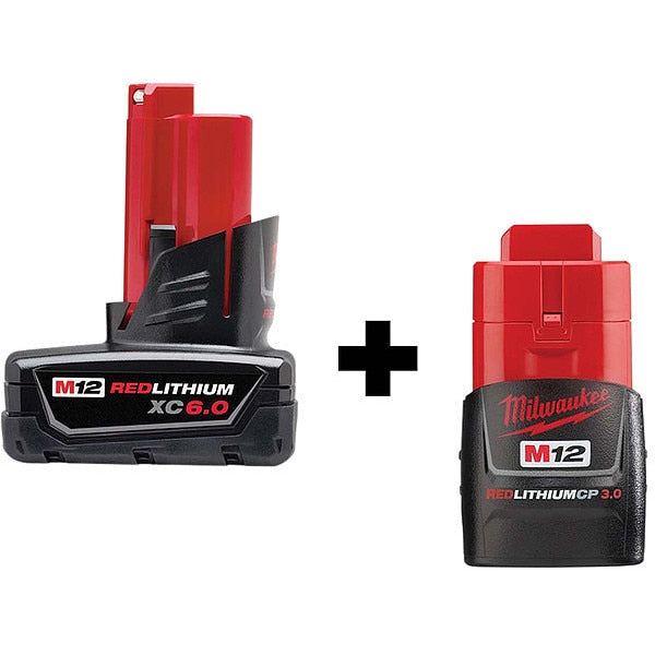 Battery, 2 Batteries, 12V DC