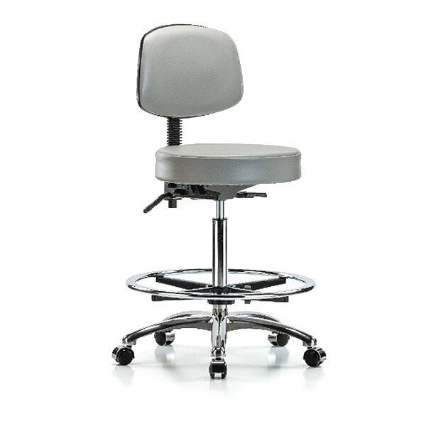 Ben Stool, Hi, Vinyl, Bk, CF, Cast, Dov