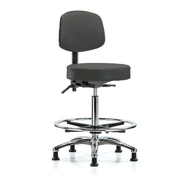 Ben Stool, Hi, Vinyl, Bk, CF, Gld, Gry