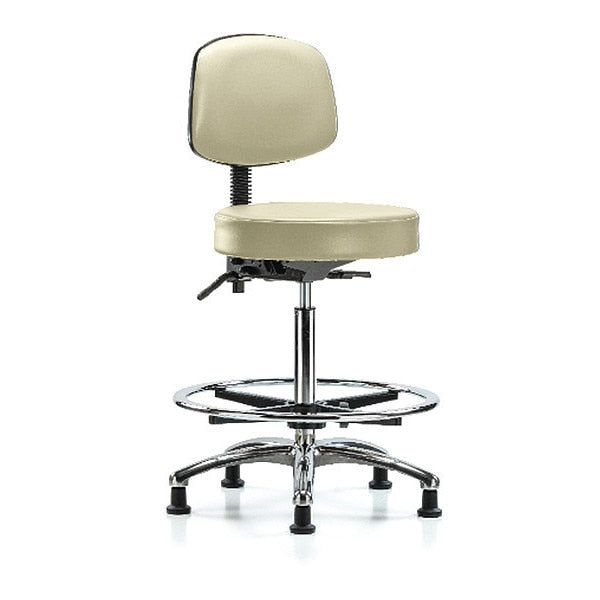 Ben Stool, Hi, Vinyl, Bk, CF, Gld, Wht