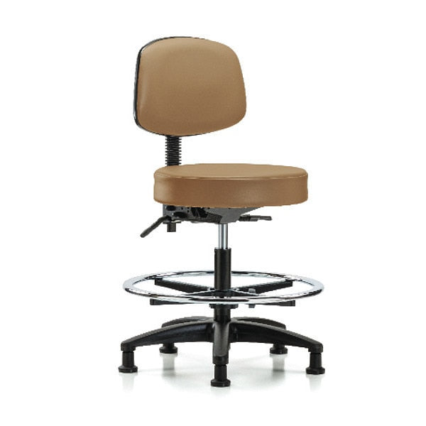 Bench Stool, Med, Vin, Bk, CF, Gld, Taupe