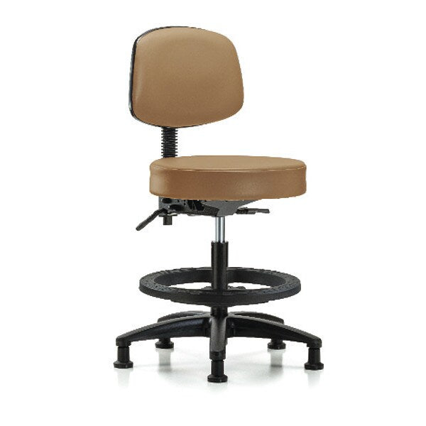 Bench Stool, Med, Vin, Bk, BF, Gld, Taupe