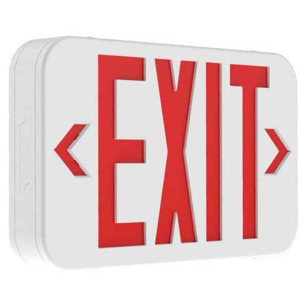 Exit Sign, LED, Battry, Self-Diagnostic, Red