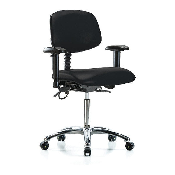 Vinyl Medium Bench Chair, 21-1/2
