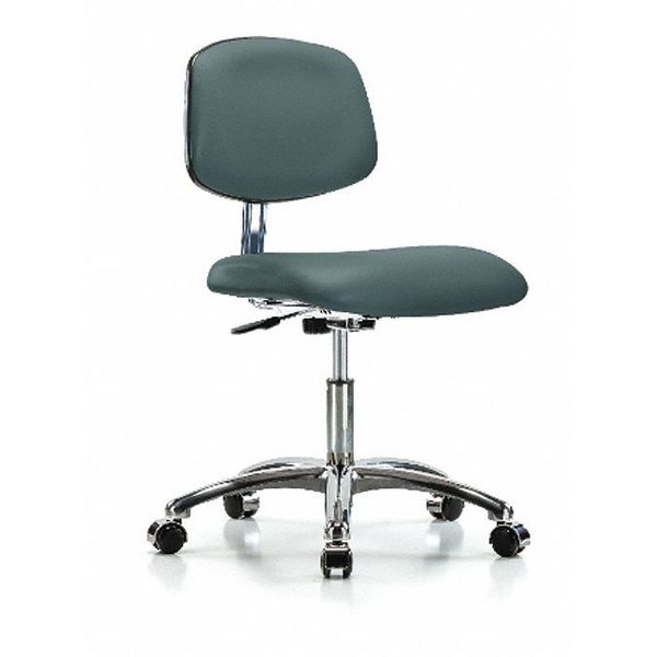 Clean Room Chair, Vinyl, 18-1/2