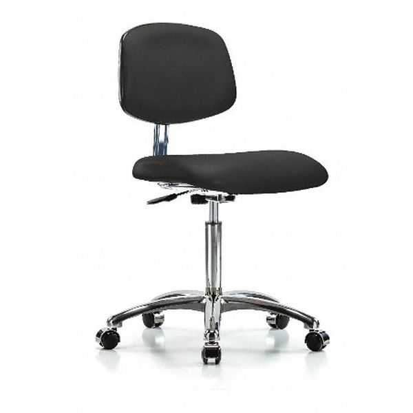 Clean Room Chair, Vinyl, 21-1/2