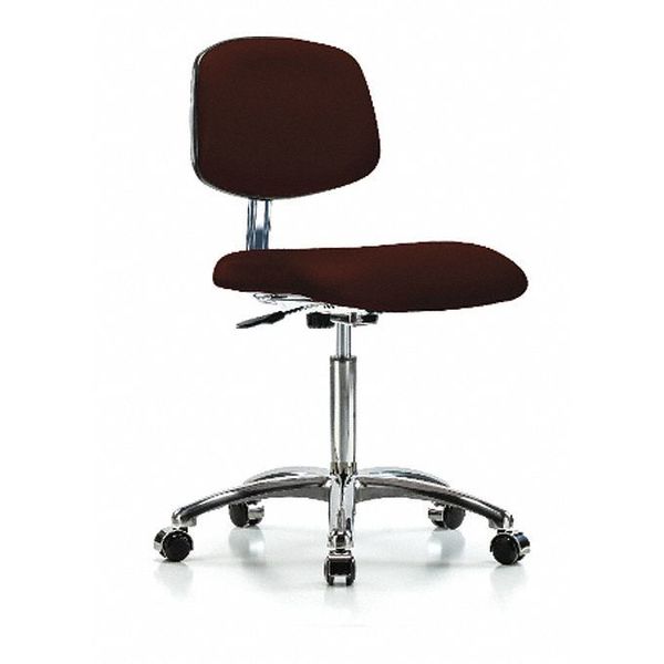 Med Bench Chair, Vin, Chrm, Cast, Burg, CL10