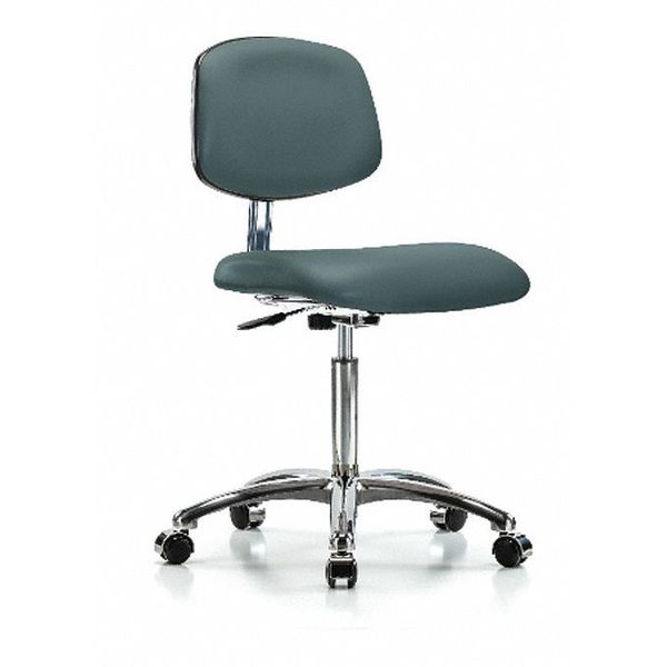 Clean Room Chair, Vinyl, 21-1/2