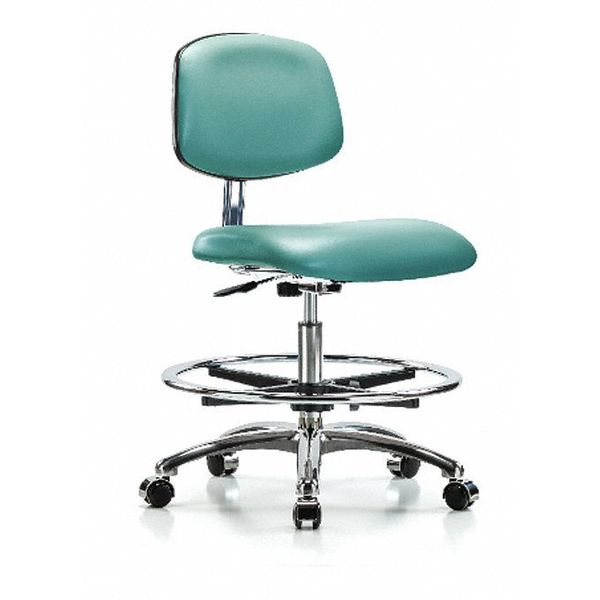Vinyl Medium Bench Chair, 21-1/2