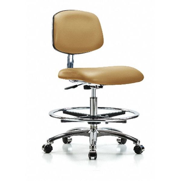Vinyl Medium Bench Chair, 21-1/2