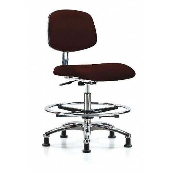 Vinyl High Bench Chair, 25-3/4