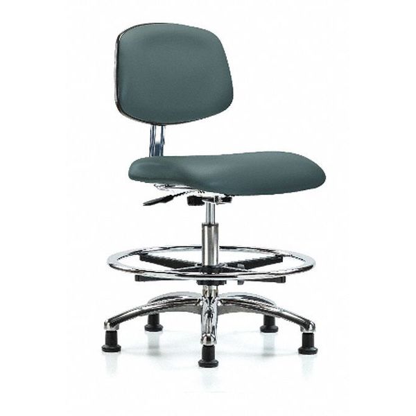 Clean Room Chair, Vinyl, 21-1/2