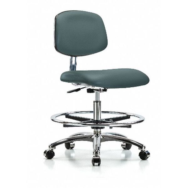 Clean Room Chair, Vinyl, 21-1/2