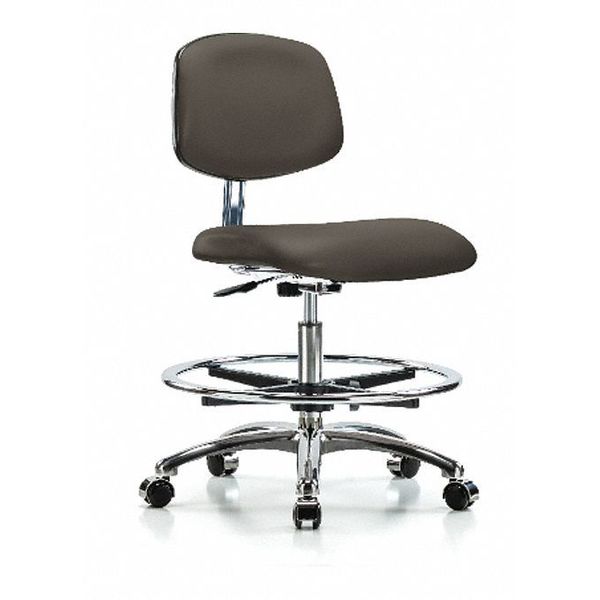 Vinyl Desk Chair, 18-1/2
