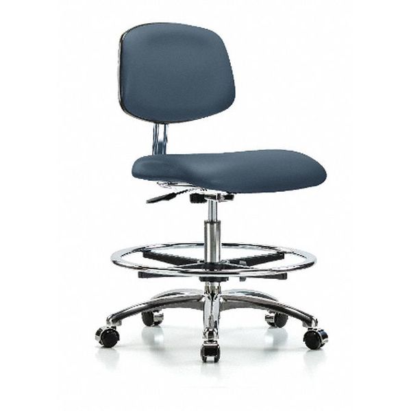 Vinyl Medium Bench Chair, 21-1/2